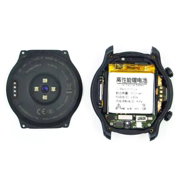 TECHTEK Batteria 570mAh Per Ticwatch Pro 3 – Sostituzione SP492929SI FBA, Li-Polymer 3.85V