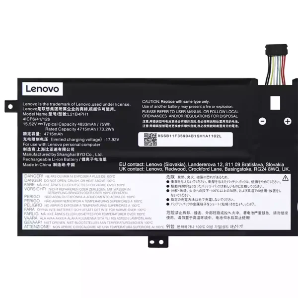 Bateria Notebook LENOVO L21B4PH1 L21C4PH1 L21M4PH1 L21L4PH1 L21D4PH1 - Image 3
