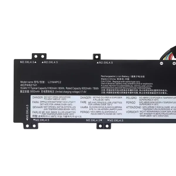 Bateria Notebook Lenovo L21B4PC0 L21C4PC1 L21D4PC1 L21M4PC2 L21M4PC3 - Image 3