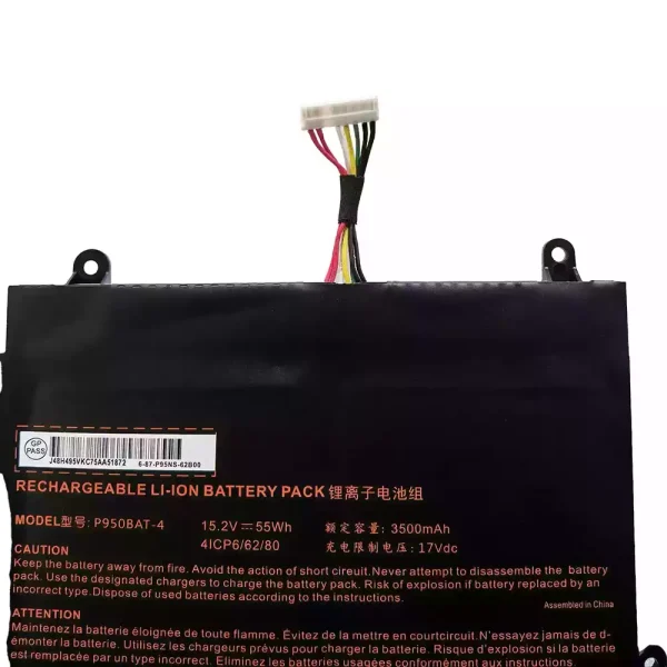 Bateria Notebook P950BAT-4 - Image 3