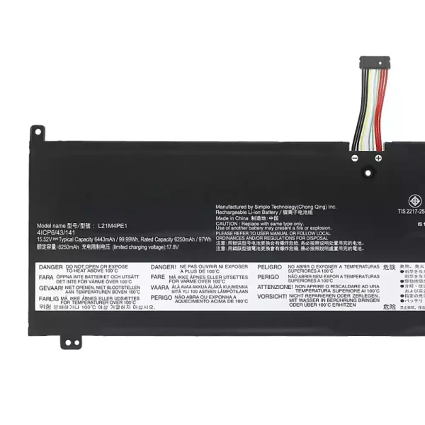 Bateria Notebook LENOVO L21M4PE1 L21C4PE1 L21B4PE1 - Image 3