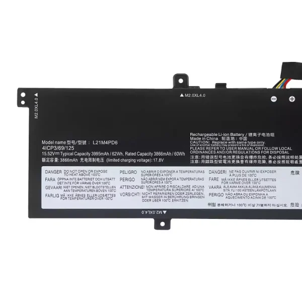 Bateria Notebook LENOVO L12M4PD6 - Imagem 3