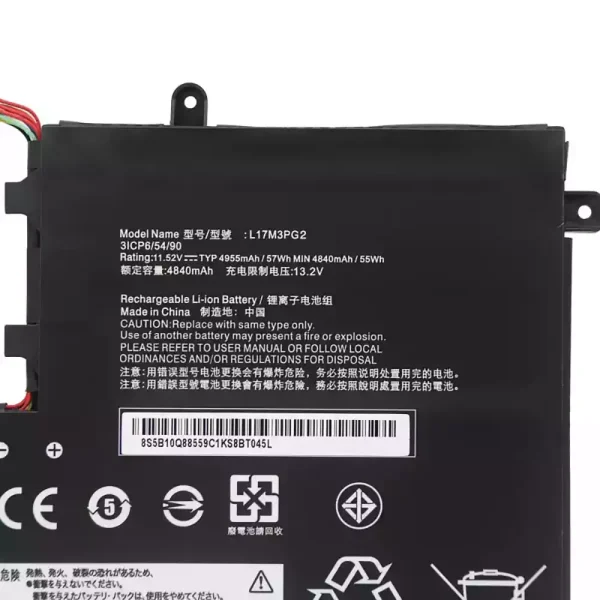 Bateria Notebook LENOVO L17M3PG2 L17L3PG2 - Imagem 3