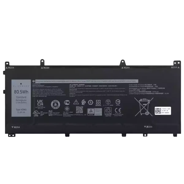 Bateria Notebook DELL VG661 V4N84,DELL Alienware x14 R1 R2