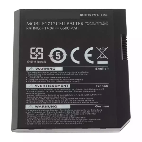 Bateria Notebook DELL Alienware M17x L062056 MOBL-F1712CELL