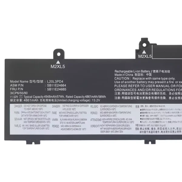 Bateria Notebook LENOVO L20M3PD4 L20L3PD4 - Imagem 3
