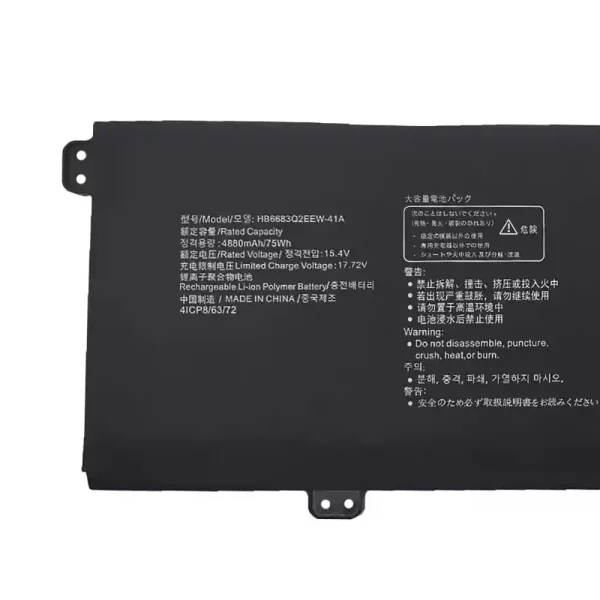 Bateria Notebook HUAWEI HB6683Q2EEW-41A HB6683Q2EEW-41C - Imagem 3