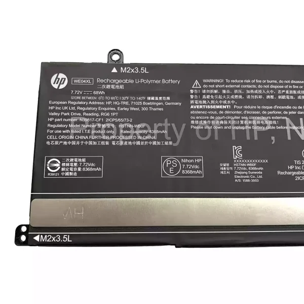 Bateria Notebook HP WE04XL HSTNN-WB0F N39857-005 - Imagem 3