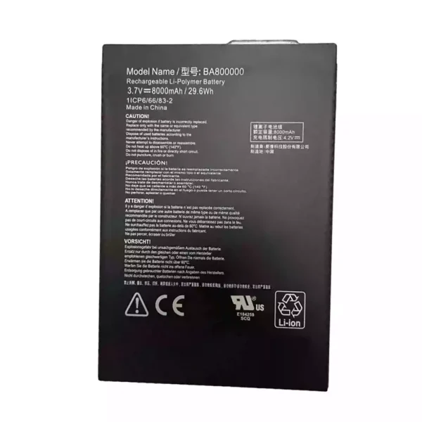 Bateria Notebook BA800000