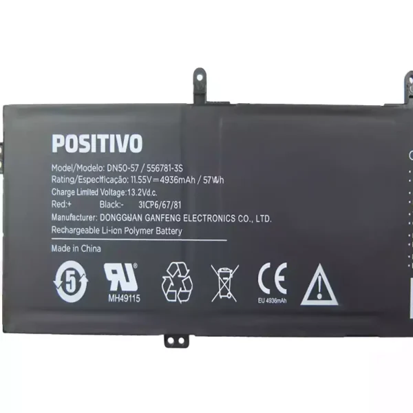Bateria Notebook POSITIVO DN50-57 556781-3S - Image 3