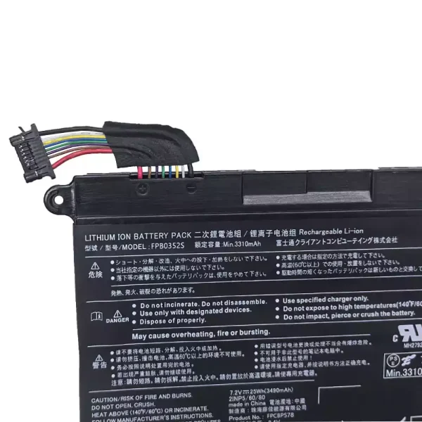 Bateria Notebook Fujitsu FPB0352S FPCBP578 - Imagem 3