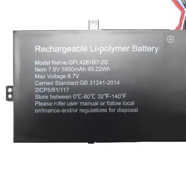 Bateria Notebook GFL4281B7-2S - Imagem 2
