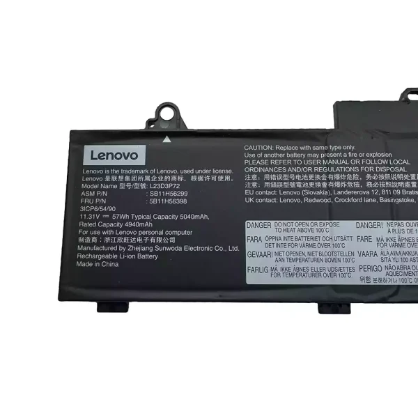 Bateria Notebook Lenovo L23D3P72 L23M3P70 L22D3P71 - Image 2