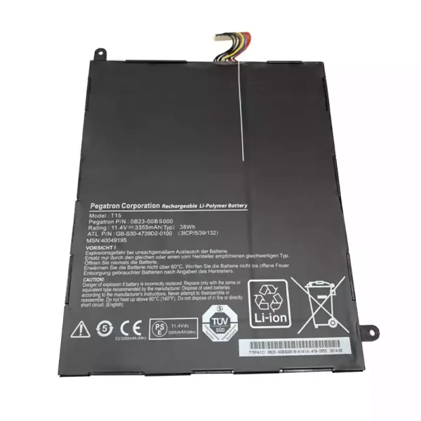 Bateria Notebook 0B23-00BS000 GB-S30-4739D2-0100 40049195