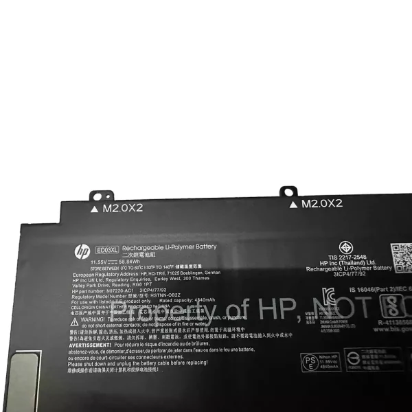 Bateria Notebook HP ED03XL - Imagem 2