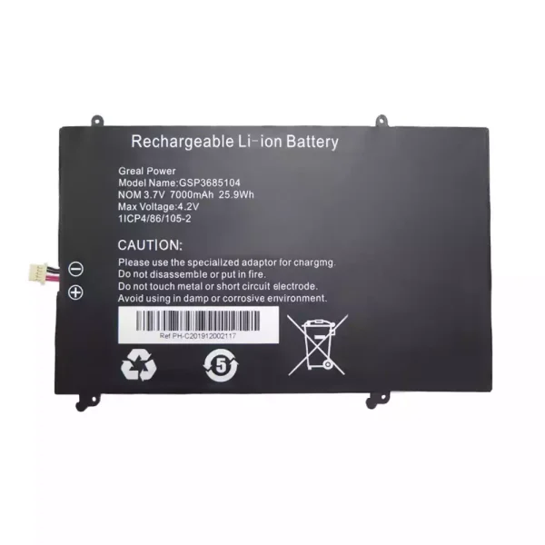 Bateria Notebook GSP3685104