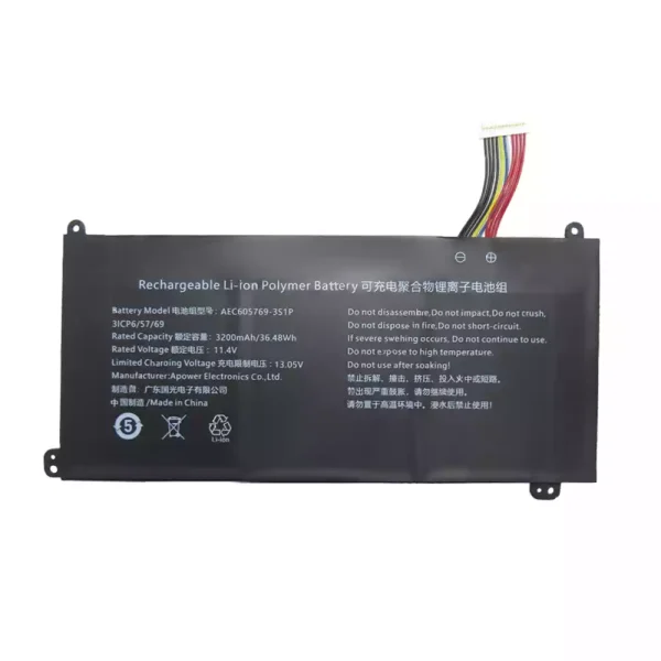 Bateria Notebook AEC605769-3S1P