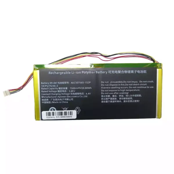 Bateria Notebook AEC507565-1S2P