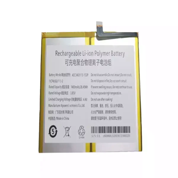 Bateria Notebook AEC3463113-1S2P