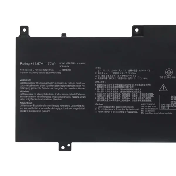 Bateria Notebook ASUS C31N2310 - Image 3