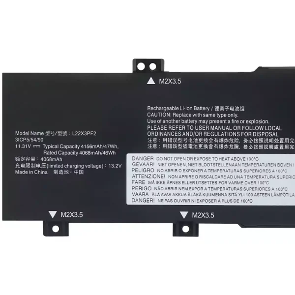 Bateria Notebook LENOVO L22X3PF2 L22L3PF2 L22M3PF2 L22D3PF2 L22C3PF2 - Image 3
