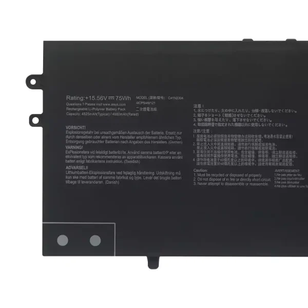 Bateria Notebook ASUS C41N2304 - Image 3