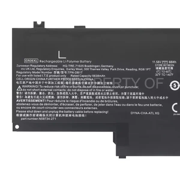 Bateria Notebook HP ER06XL TPN-DB1T - Image 3
