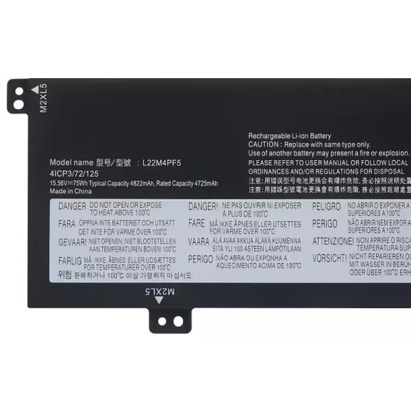 Bateria Notebook LENOVO L22D4PF5 L22C4PF5 L22X4PF5 L22B4PF5 L22M4PF5 - Image 3