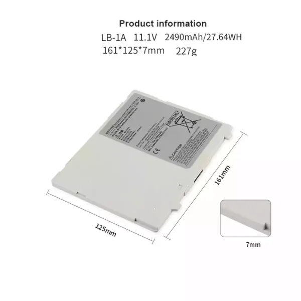 Bateria de reposição para Canon LB-1A - Imagem 2