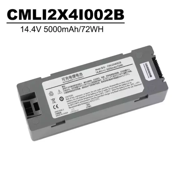 Bateria de reposição para COMEN CMLI2X4I005B CMLI2X4I002B - Imagem 2