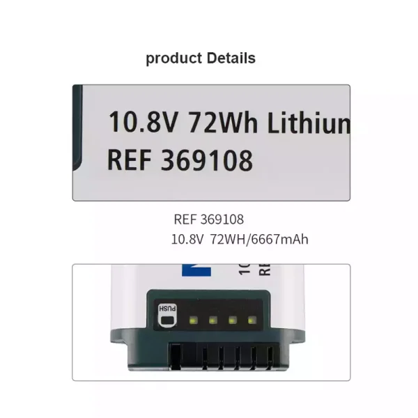 Bateria de reposição para Hamilton C1,REF 369108 - Imagem 3