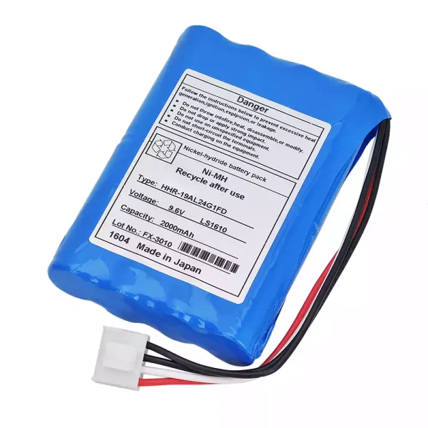 Bateria de reposição para Fukuda FX-3010 FCP-3610 HHR-19AL24G1FD LS1610 - Imagem 3