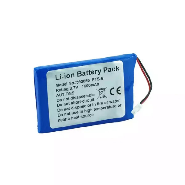Bateria de reposição para EDAN 593855 1ICP6/39/55 FTS-3 FTS-6 - Imagem 3