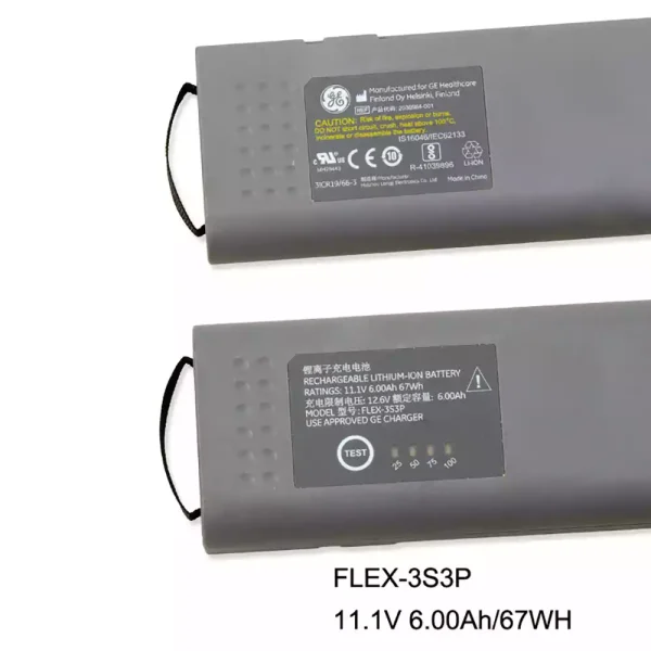 Bateria de reposição para GE B650 B105 B125 - Imagem 2
