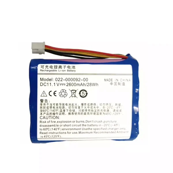 Bateria de reposição para COMEN 022-000092-00 COMEN H3