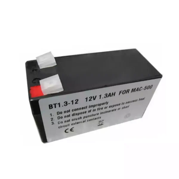 Bateria de reposição para GE BT1.3-12,NP1.3-12,GE MAC-500,Marquette Mac 500