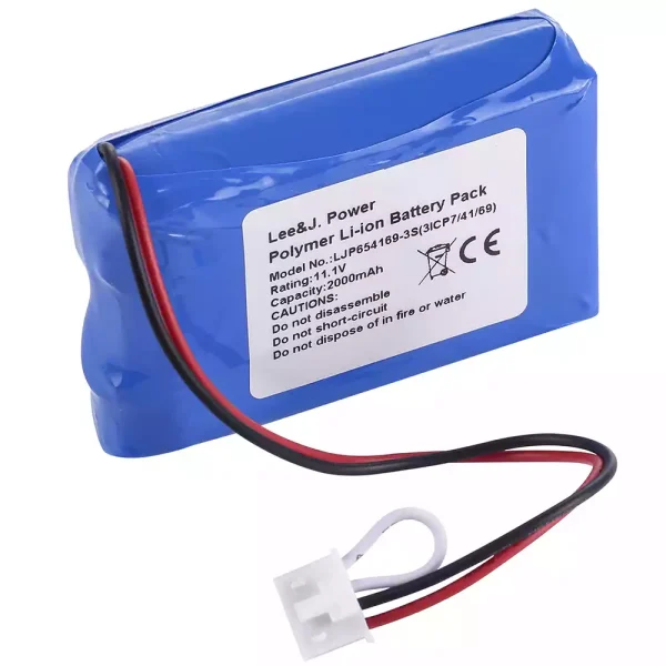 Bateria de reposição para Fresenius LJP654169-3S(31CP/41/69) Fresenius VP7