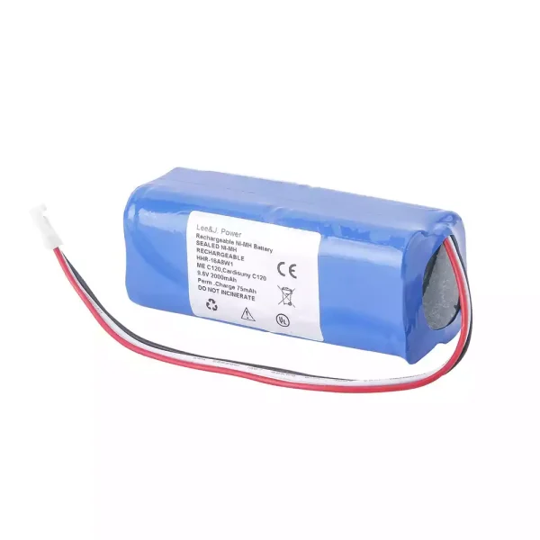Bateria de reposição para Fukuda HHR-16A8W1,Fukuda ME Cardisuny C-120,ME C120 - Imagem 3