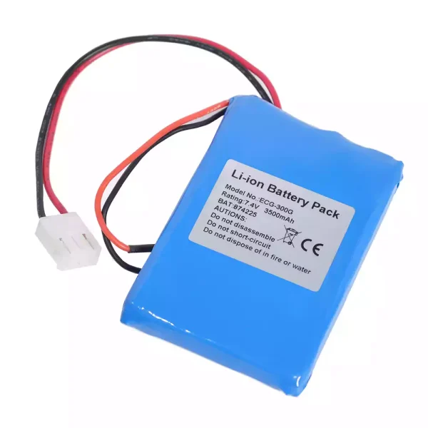 Bateria de reposição para CONTEC ECG300G ECG-300G - Imagem 2
