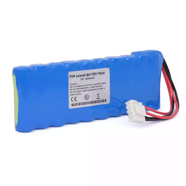 Bateria de reposição para Carewell ECG-1101,ECG-1101B,ECG-1101G - Imagem 2