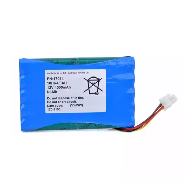 Bateria de reposição para GE 17014 10HR4/3AU,Datex-Ohmeda S/5CAM