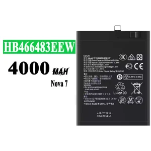 Bateria HB466483EEW para HUAWEI Nova 7 SE/Nova 7 Pro/Honor 30 pro/P40 Lite 5G/Honor 30/Honor 30 PRO+/Honor 30S/Nova 7 SE 5G