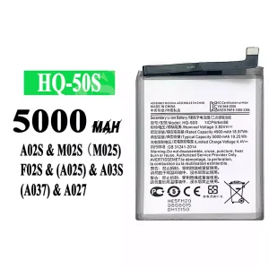 Bateria HQ-50S para Samsung A02S/M02S/M025/F02S/A025/A03S/A037/A027
