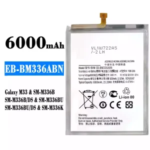 Bateria EB-BM336ABN para Samsung Galaxy M33