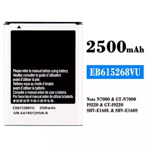 Bateria EB615268VU para Samsung Note N7000