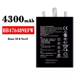 Bateria HB476489EFW para HUAWEI Honor 50 / Nova 9