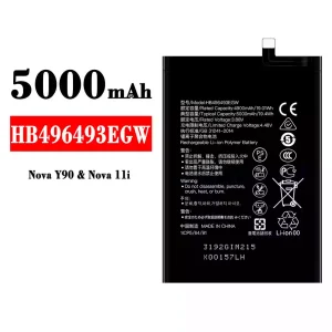 Bateria HB496493EGW para HUAWEI Nova Y90/Nova 11i