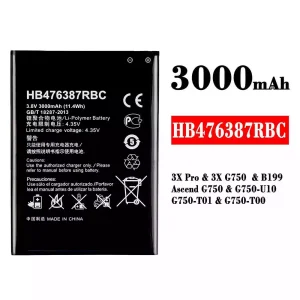 Bateria HB476387RBC para HUAWEI 3X Pro