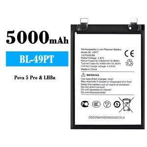 Bateria BL-49PT para Tecno Pova 5 Pro