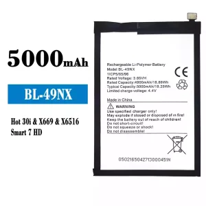 Bateria BL-49NX para Infinix Hot 30i / Smart 7 HD
